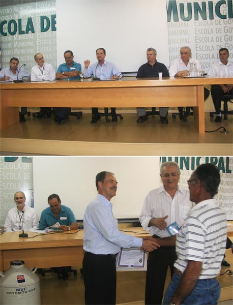 Portal de Not�cias PJF | Progresso gen�tico - Produtores recebem doses de s�men no lan�amento do Pr�-Gen�tica | SAA - 7/2/2012